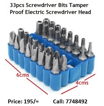 #23/moad PS/ 33pcs Screwdriver Bits Tampered Electric Screwdriver Hex Shank Tip